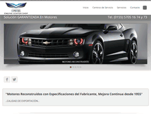 Tablet Screenshot of motoresreconstruidosmx.com
